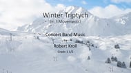 Winter Triptych Concert Band sheet music cover Thumbnail